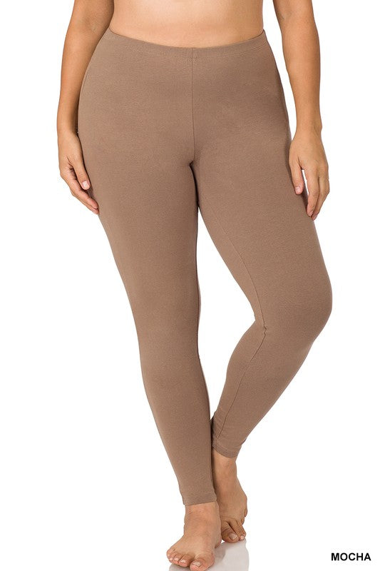 PLUS BETTER COTTON FULL LENGTH LEGGINGS