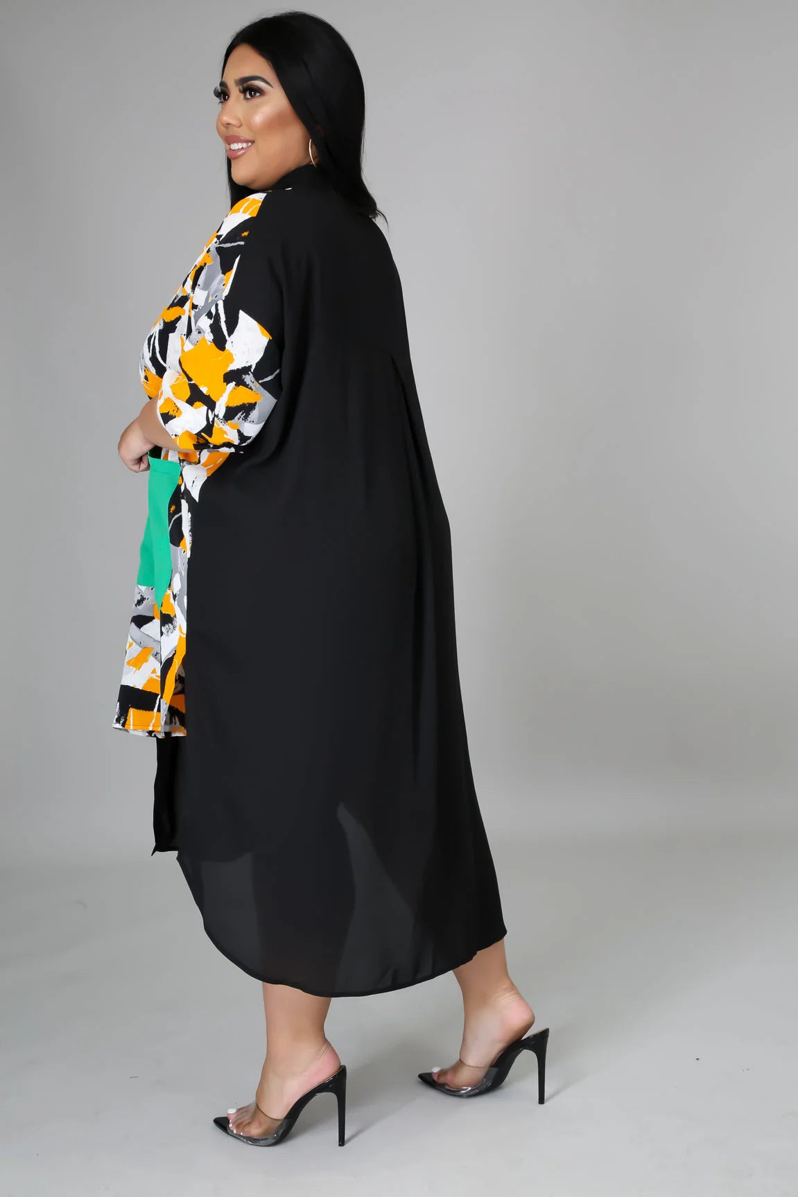 High low shirt dress