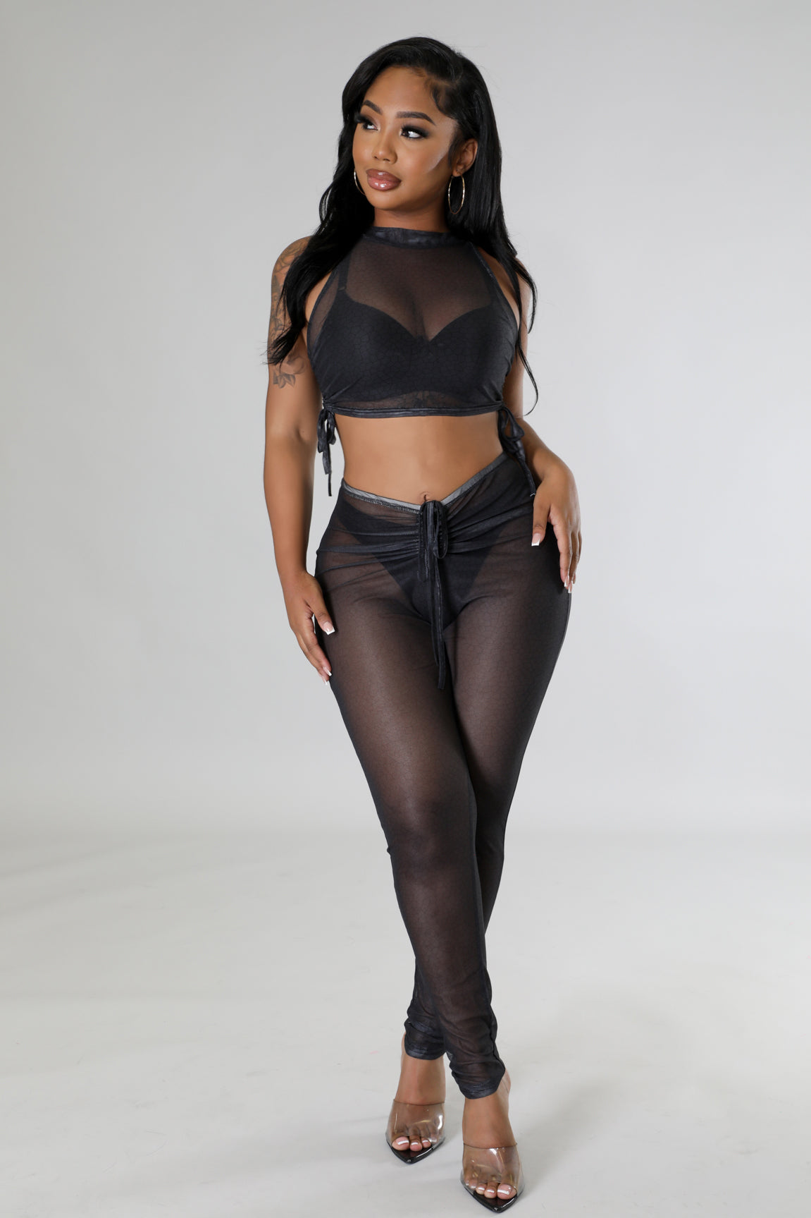 Mesh Legging Set