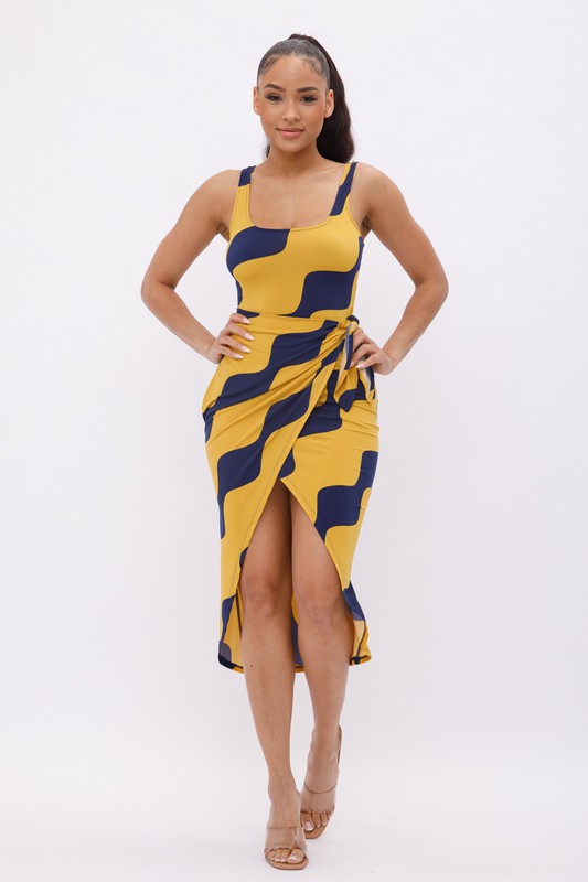 PRINTED DRESS
