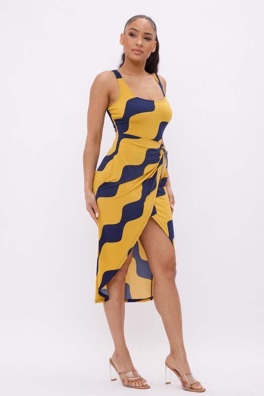 PRINTED DRESS