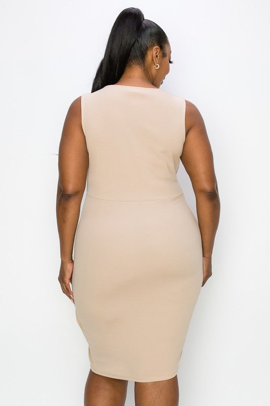 Overlap Plus dress