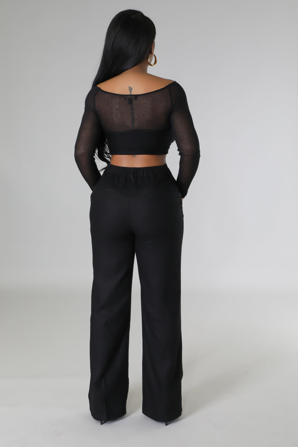 Mesh Crop Top