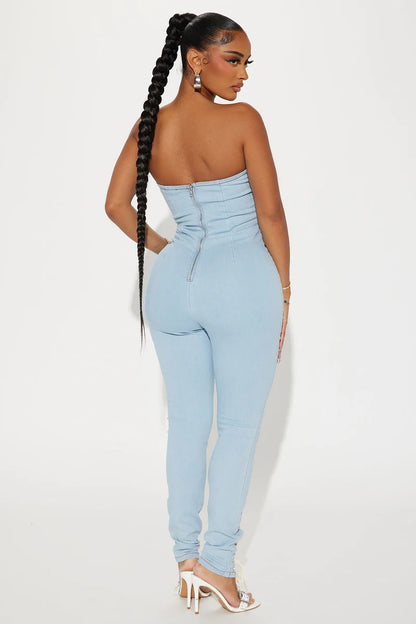 Lace me jumpsuit