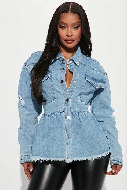 Peplum jacket