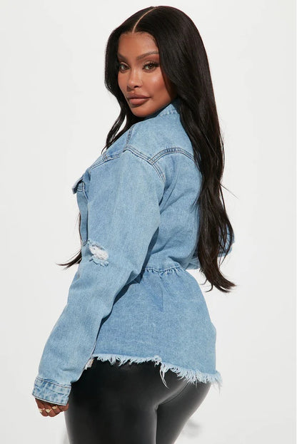 Peplum jacket