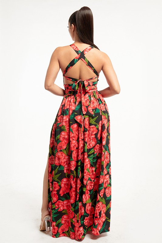 Floral Challi Maxi