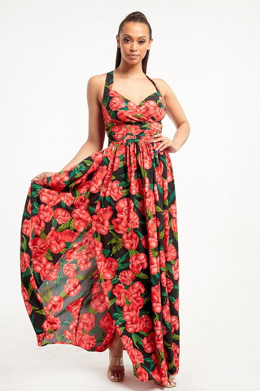 Floral Challi Maxi