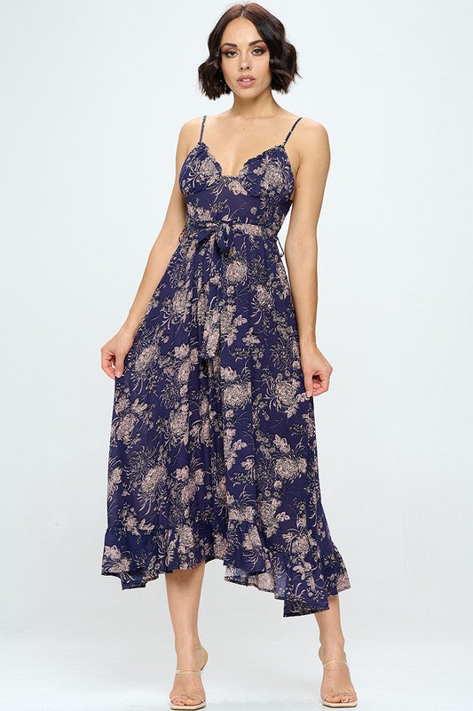 Floral Print Smock dress