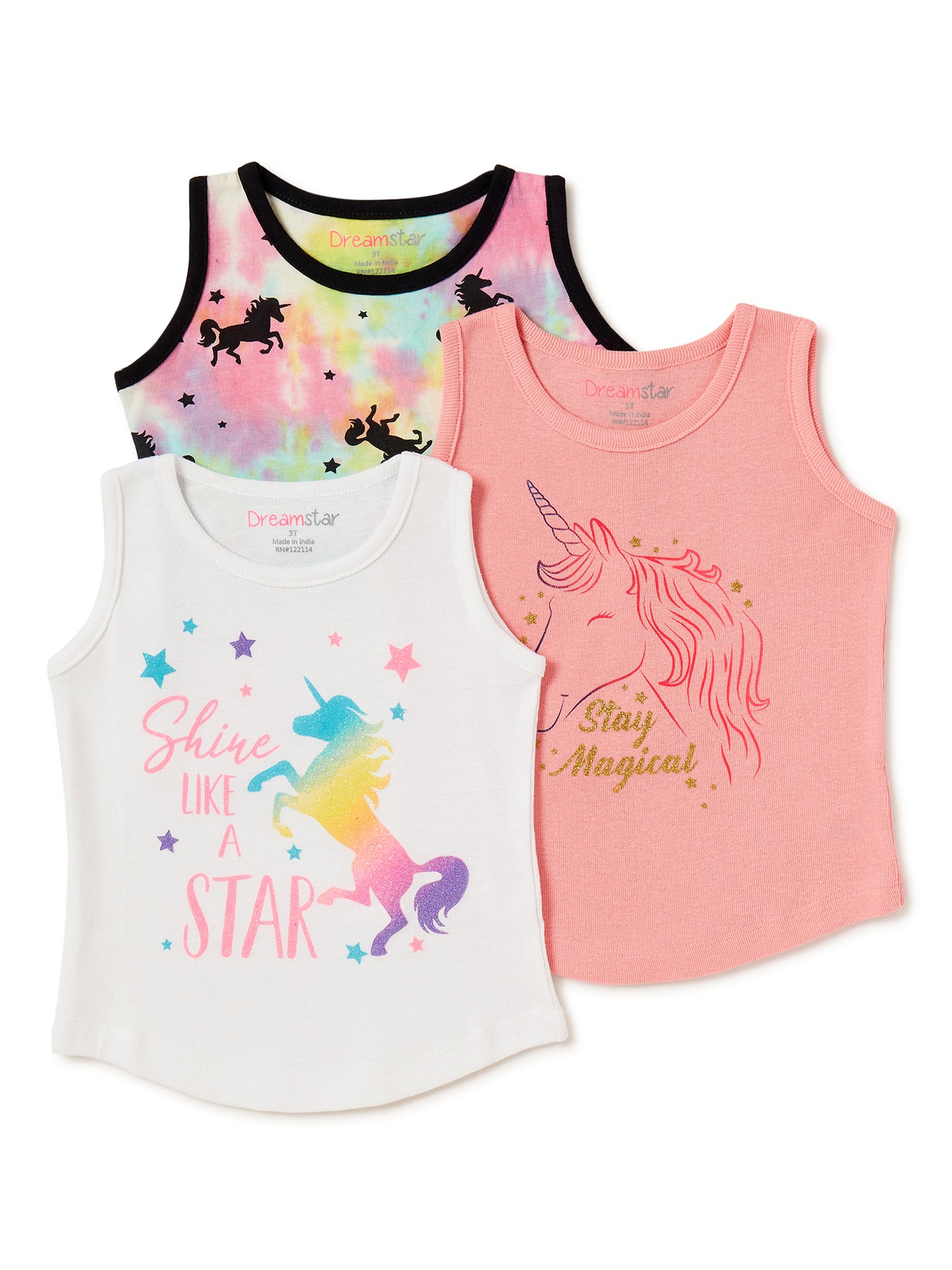 Unicorn 3 pack top set